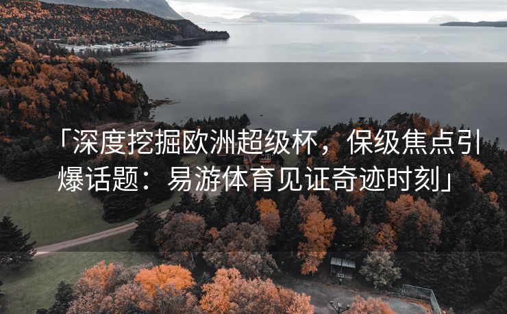 「深度挖掘欧洲超级杯，保级焦点引爆话题：易游体育见证奇迹时刻」  第2张
