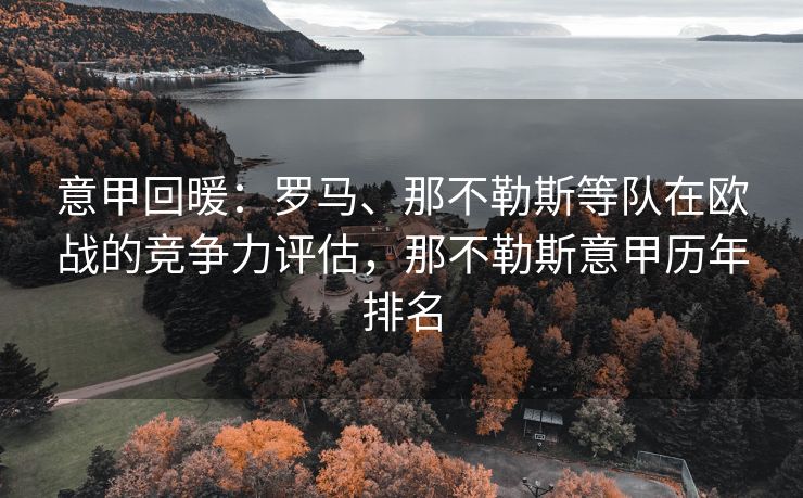 意甲回暖：罗马、那不勒斯等队在欧战的竞争力评估，那不勒斯意甲历年排名  第2张